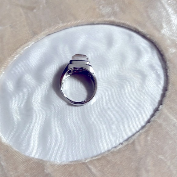 Ghost quartz square ring Adjustable - Picture 4 of 8